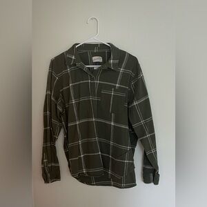 Dark green Flannel